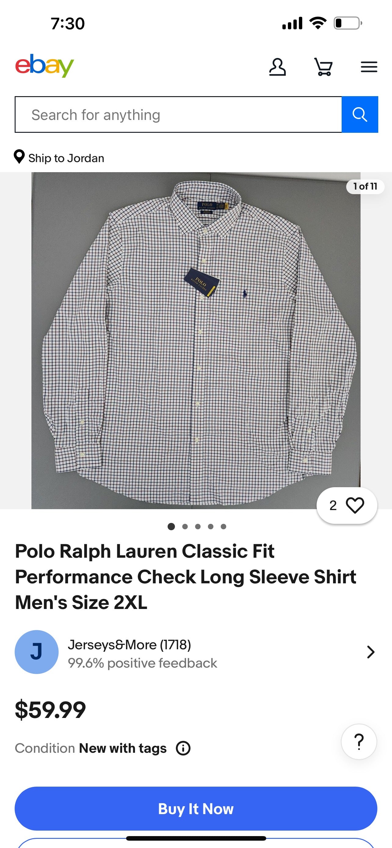 POLO RALPH LAUREN CLASSIC FIT LONG SLEEVE