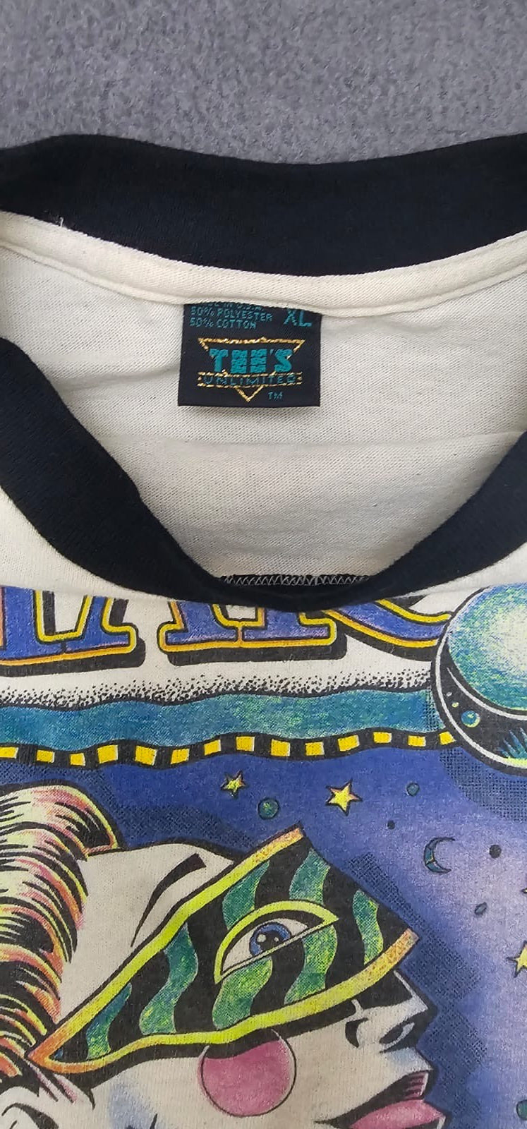 VINTAGE MARDI GRAS TEE REWORKED