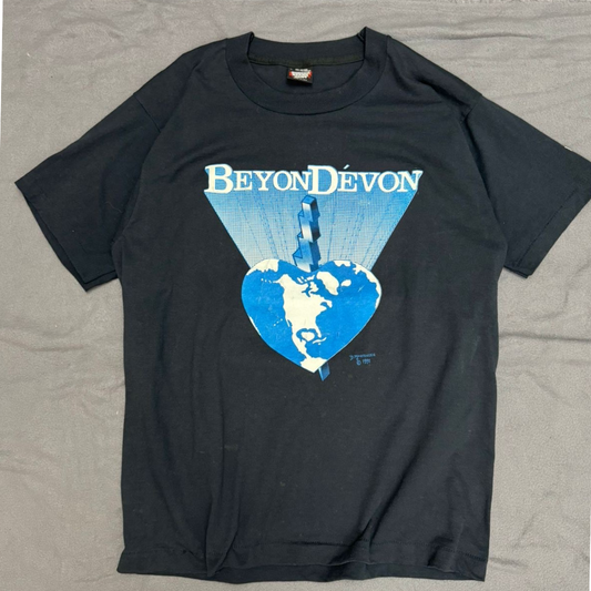 a- VINTAGE  RARE RARE RARE 1991 BEYON DEVON TEE SINGLE STITCH