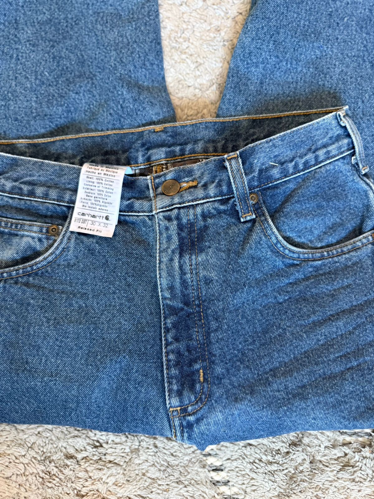 1-c CARHARTT CARPENTER HEAVY WORK JEANS