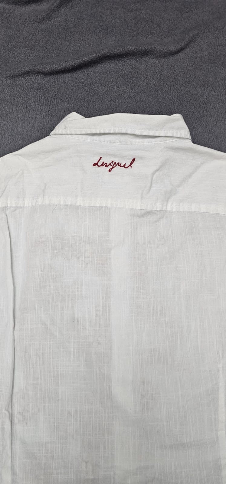 DESIGUAL BUTTONED SHIRT PRETTIEST ARTISTIC DETAILS