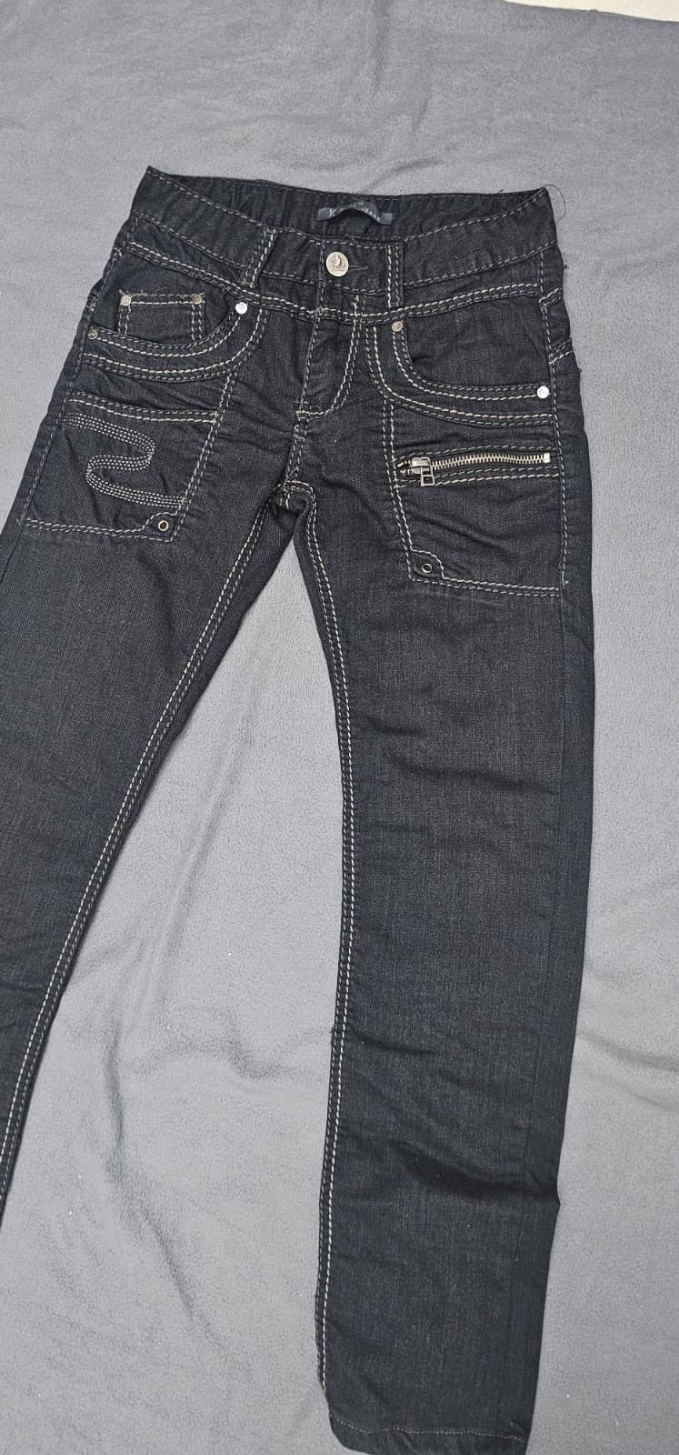 Y2K COOL SKINNY BLACK PANTS