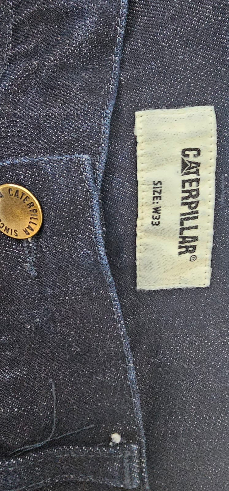 CATERPILLAR "CAT" DOUBLE KNEE NAVY JEANS