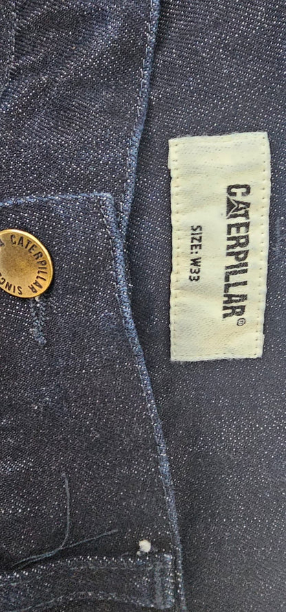 CATERPILLAR "CAT" DOUBLE KNEE NAVY JEANS