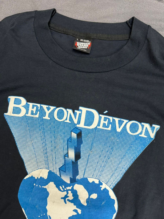 a- VINTAGE  RARE RARE RARE 1991 BEYON DEVON TEE SINGLE STITCH