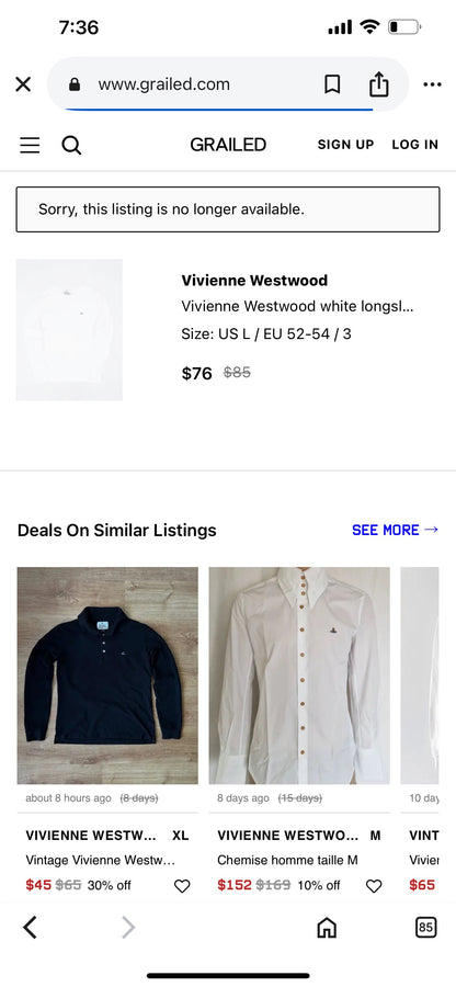 VIVIENNE WESTWOOD LONG SLEEVE