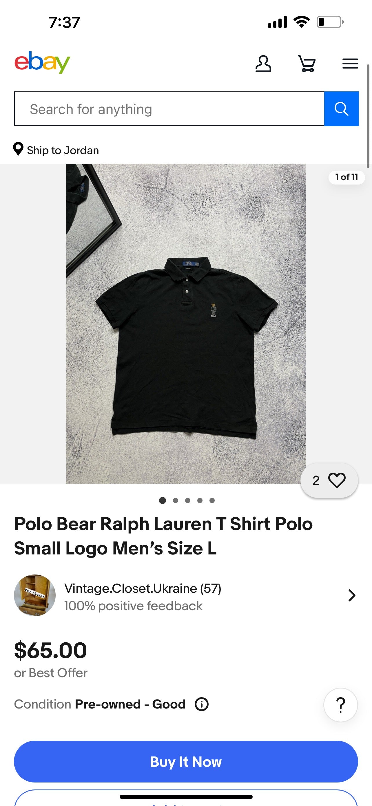 POLO RALPH LAUREN CUSTOM SLIM FIT SHIRT