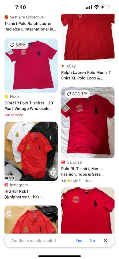 VINTAGE POLO RALPH LAUREN US POLO