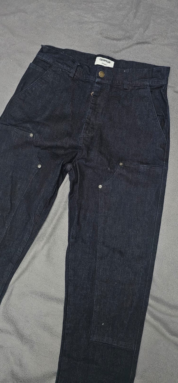CATERPILLAR "CAT" DOUBLE KNEE NAVY JEANS