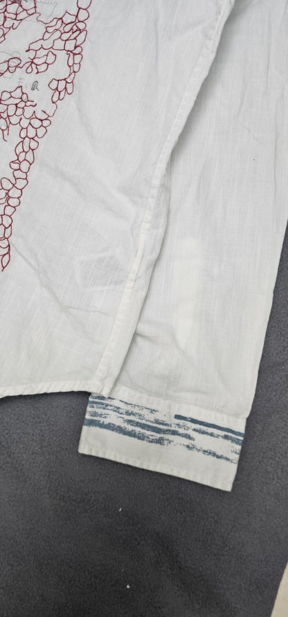 DESIGUAL BUTTONED SHIRT PRETTIEST ARTISTIC DETAILS